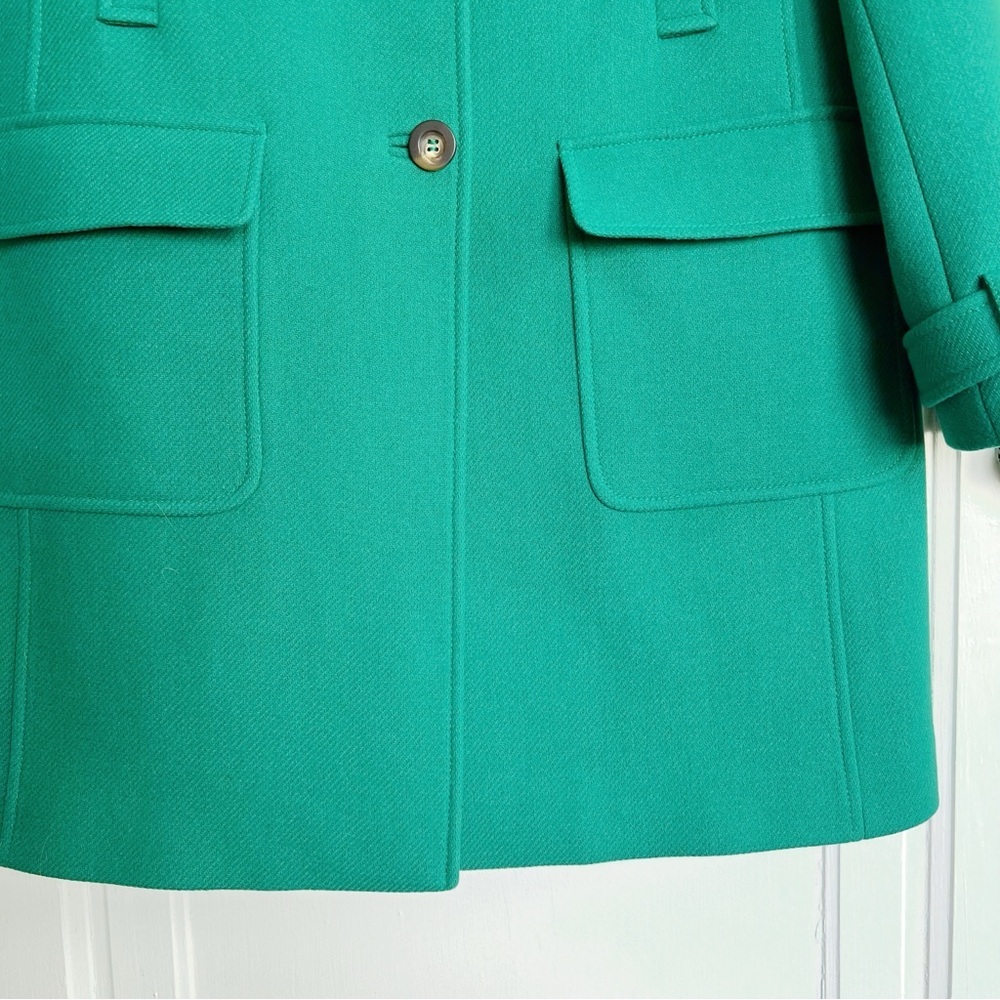 Boden Durham Wool Blend Coat Jade Green Size 8 - Picture 7 of 12